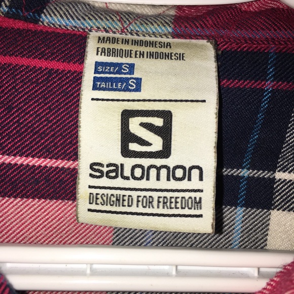 Women’s Salomon Flannel Shirt - Picture 1 of 2